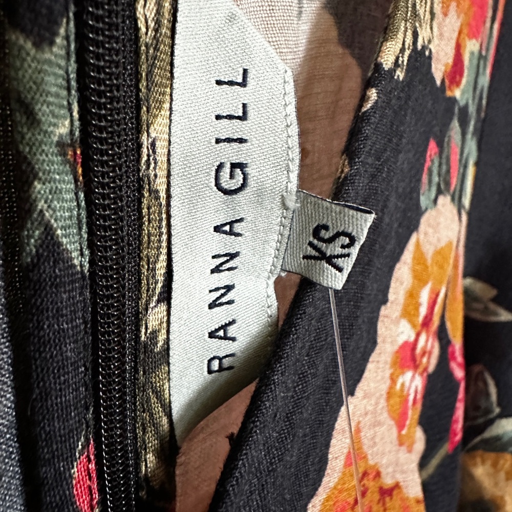 Anthropologie Ranna Gill V-Neck Printed Romper XS - Picture 4 of 7